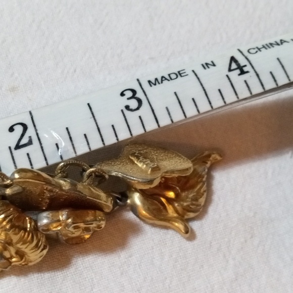 Vintage childs gold plated bracelet with the seven dwarves charms. - Picture 4 of 4